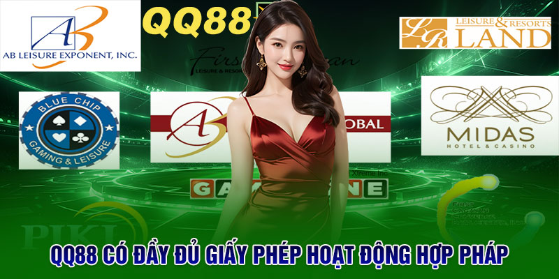 QQ88 có đầy đủ giấy phép hoạt động hợp pháp
